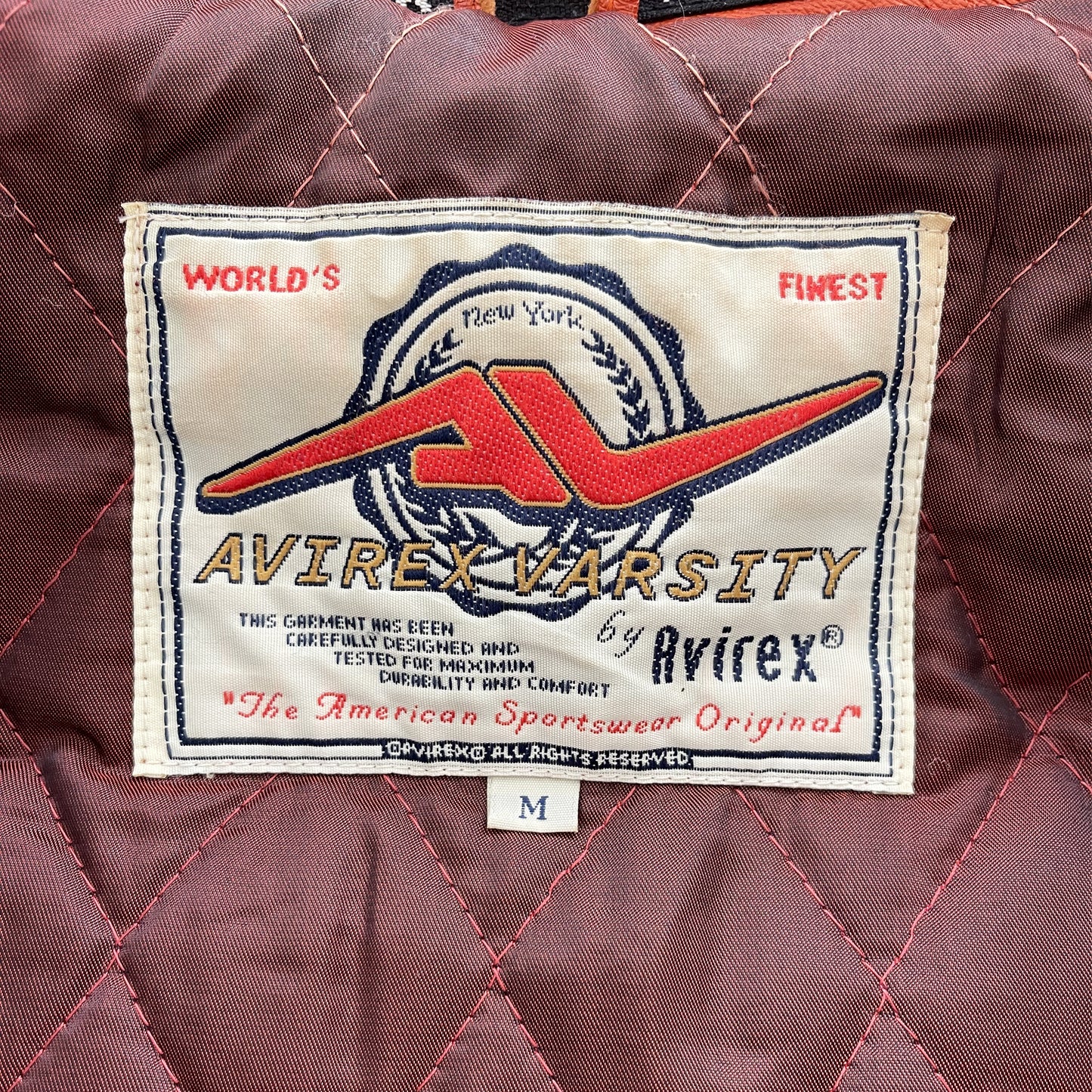Avirex Leather Varsity Jacket
