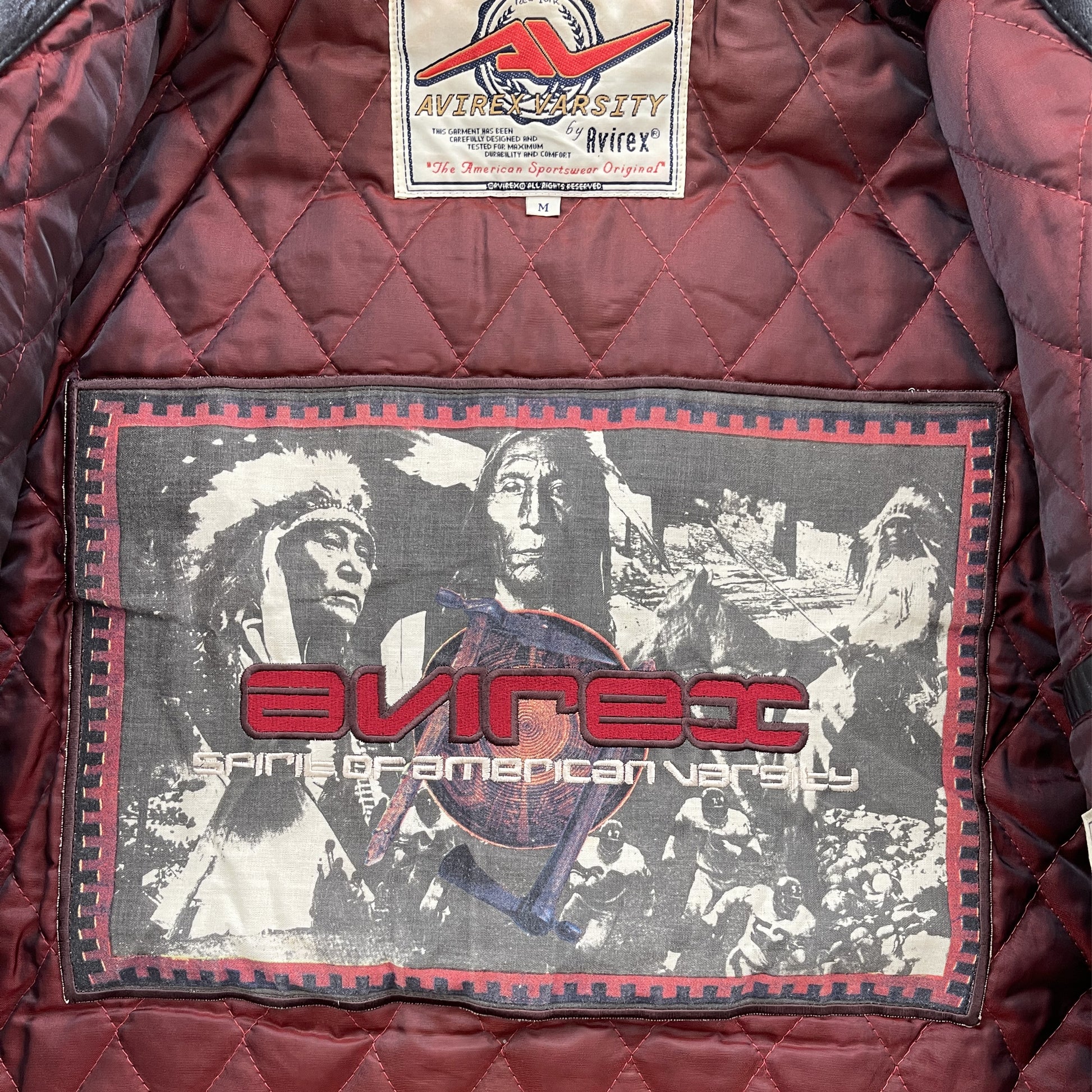 Avirex Leather Varsity Jacket