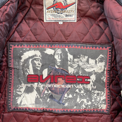 Avirex Leather Varsity Jacket