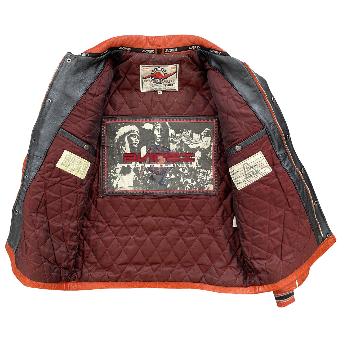 Avirex Leather Varsity Jacket