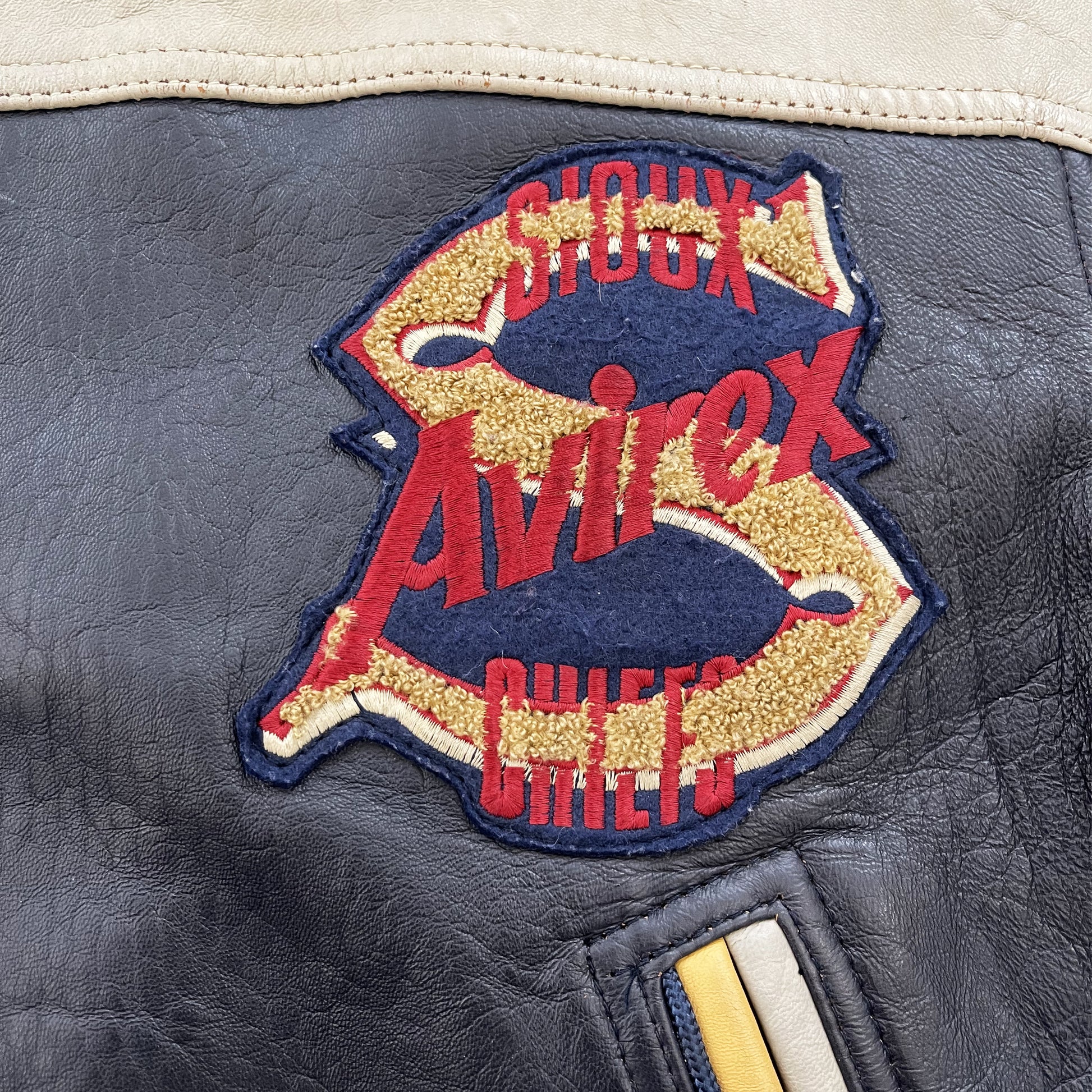 Avirex Leather Varsity Jacket