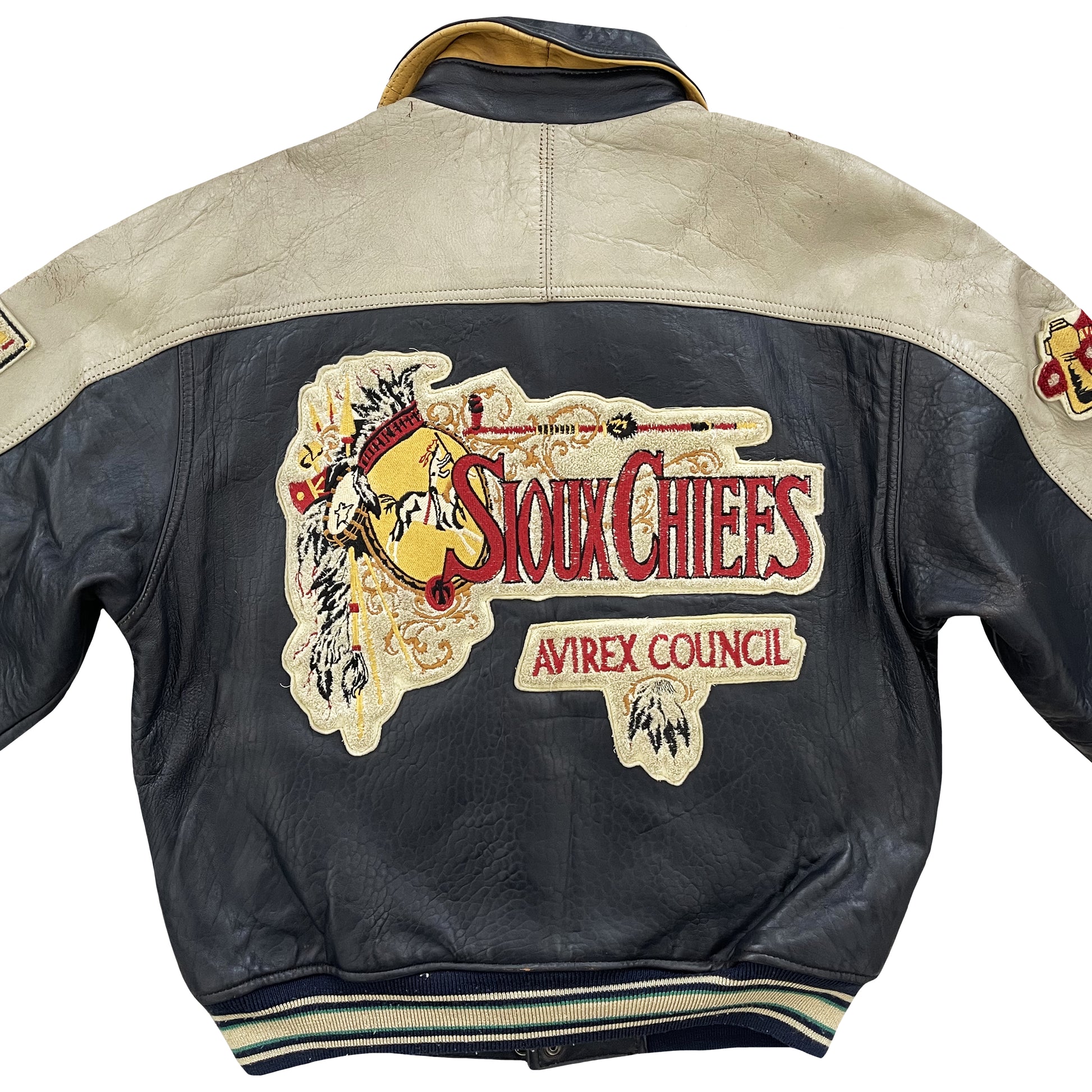 Avirex Leather Varsity Jacket