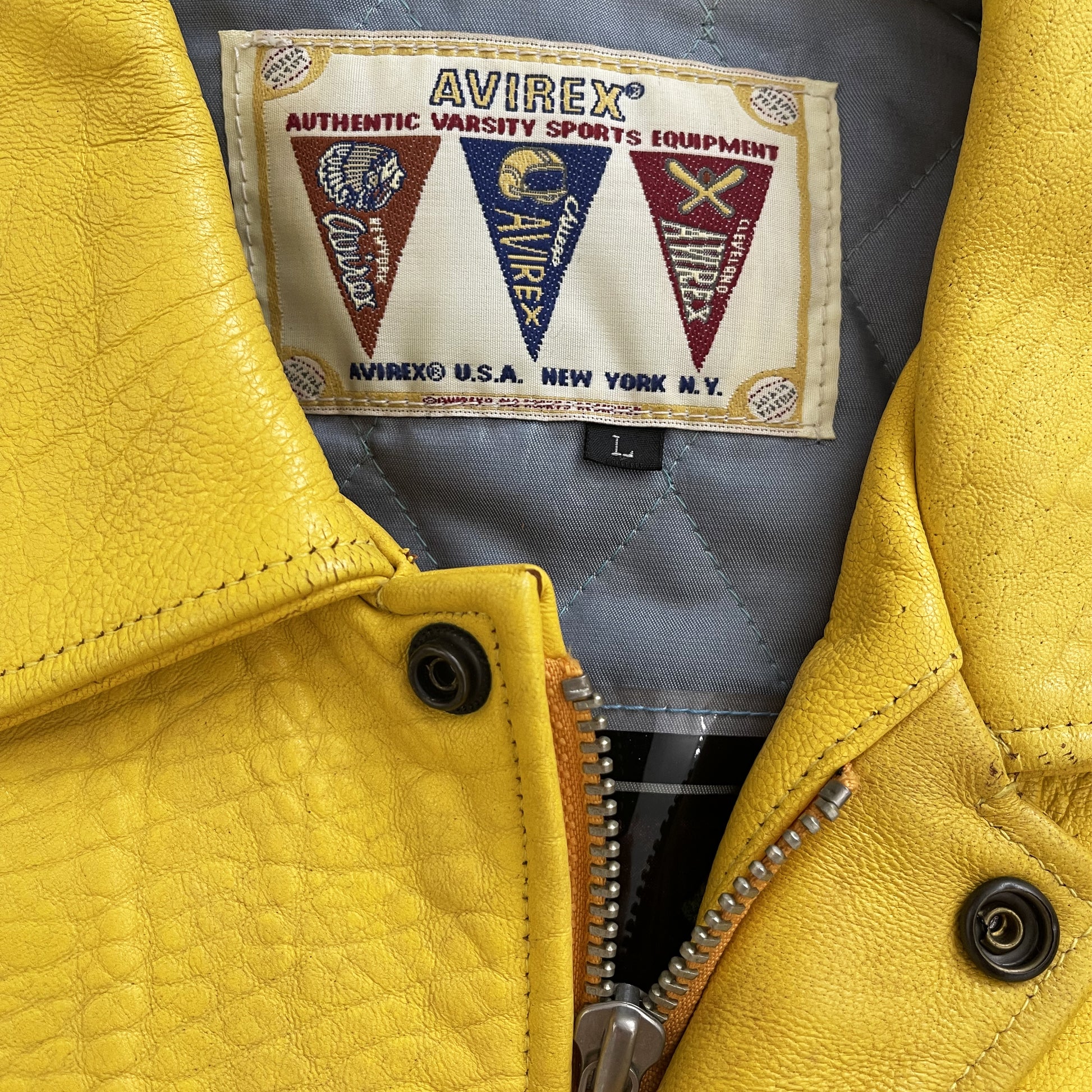 Avirex Leather Varsity Jacket