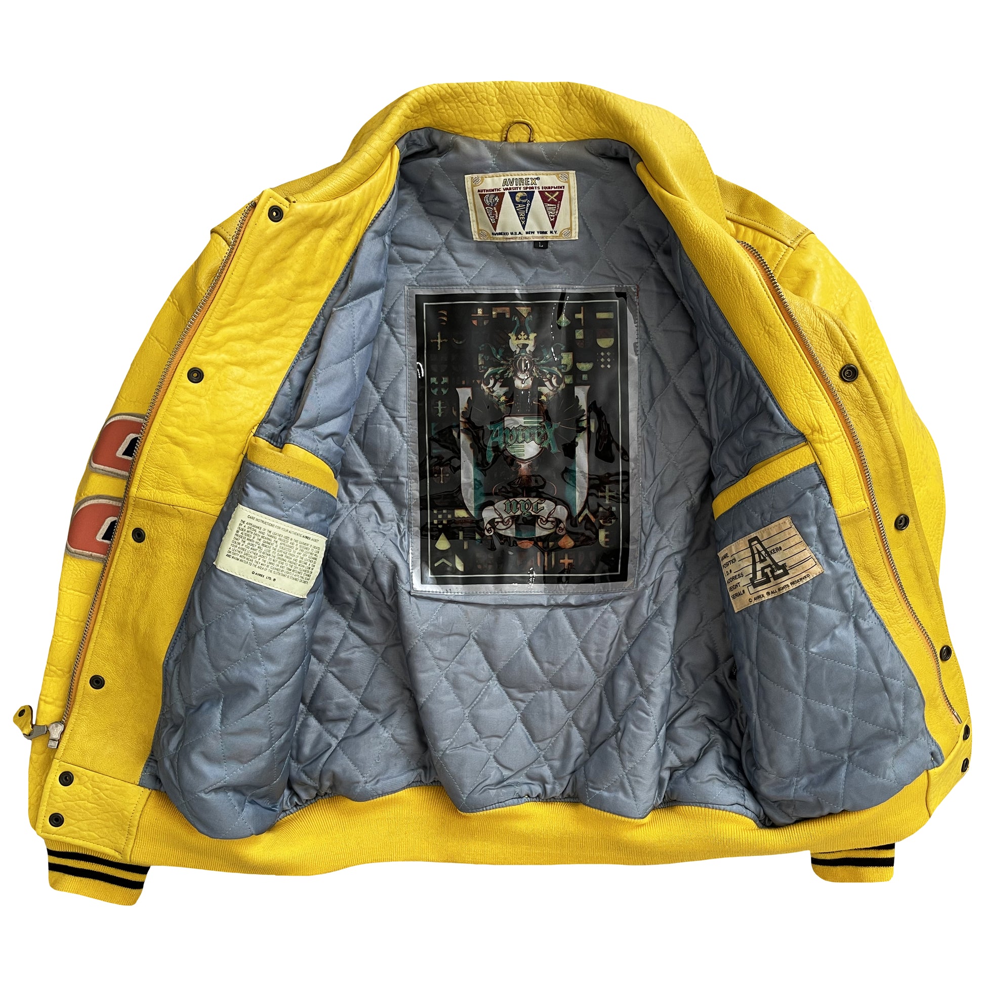 Avirex Leather Varsity Jacket