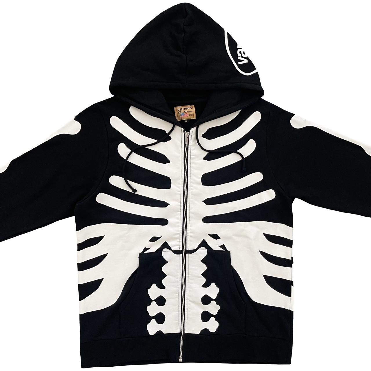 Vanson Skeleton Hoodie
