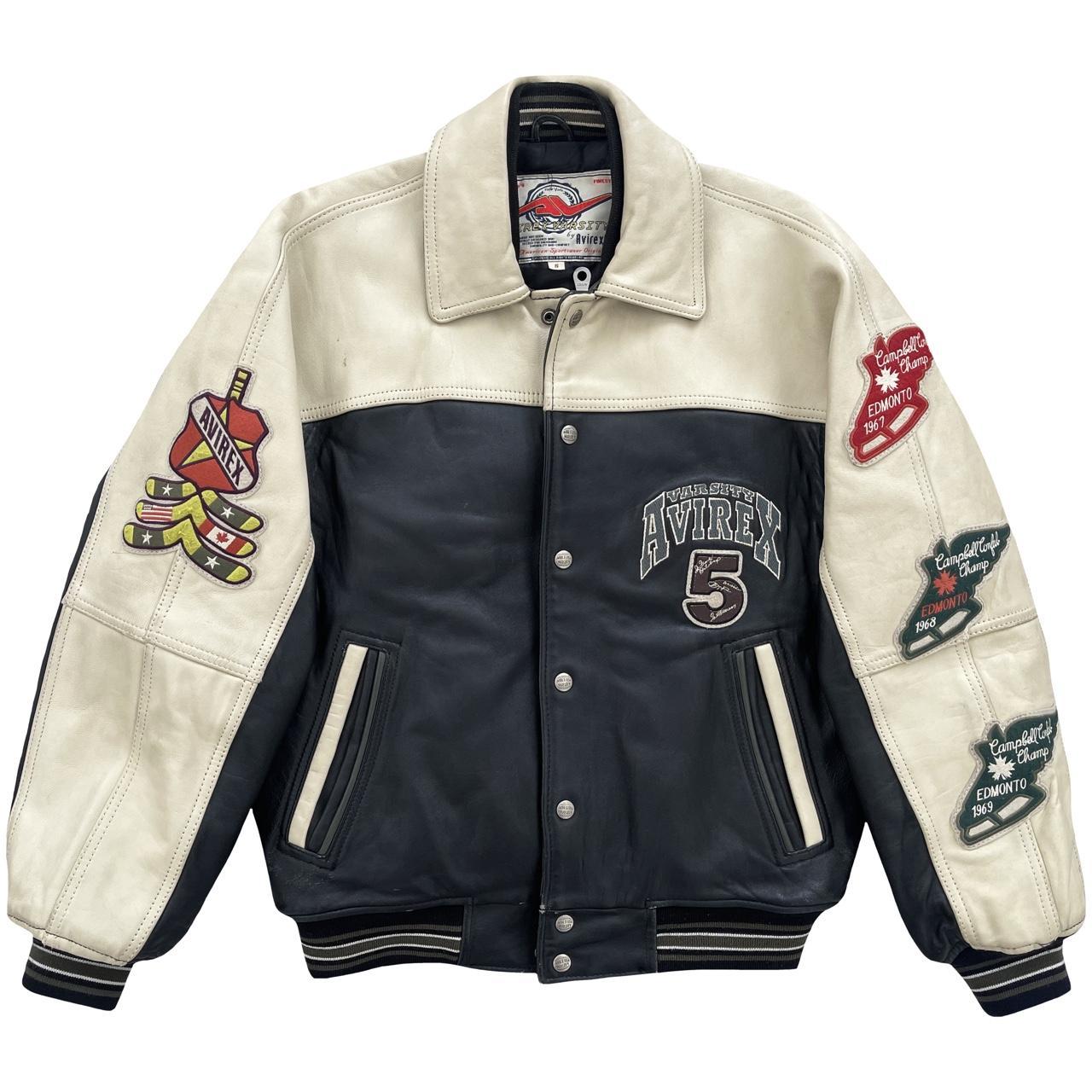 Avirex Leather Varsity Jacket Avirex 1961 Northwest Bears J-Hope