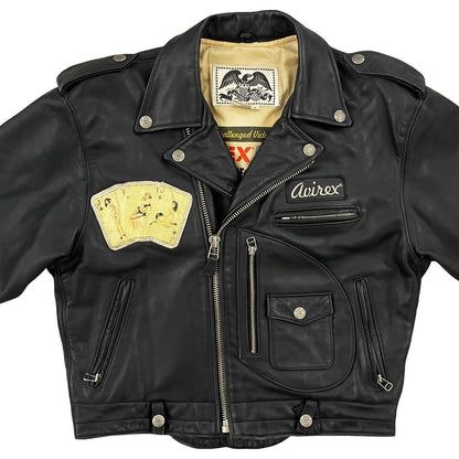 Avirex Leather Biker Jacket