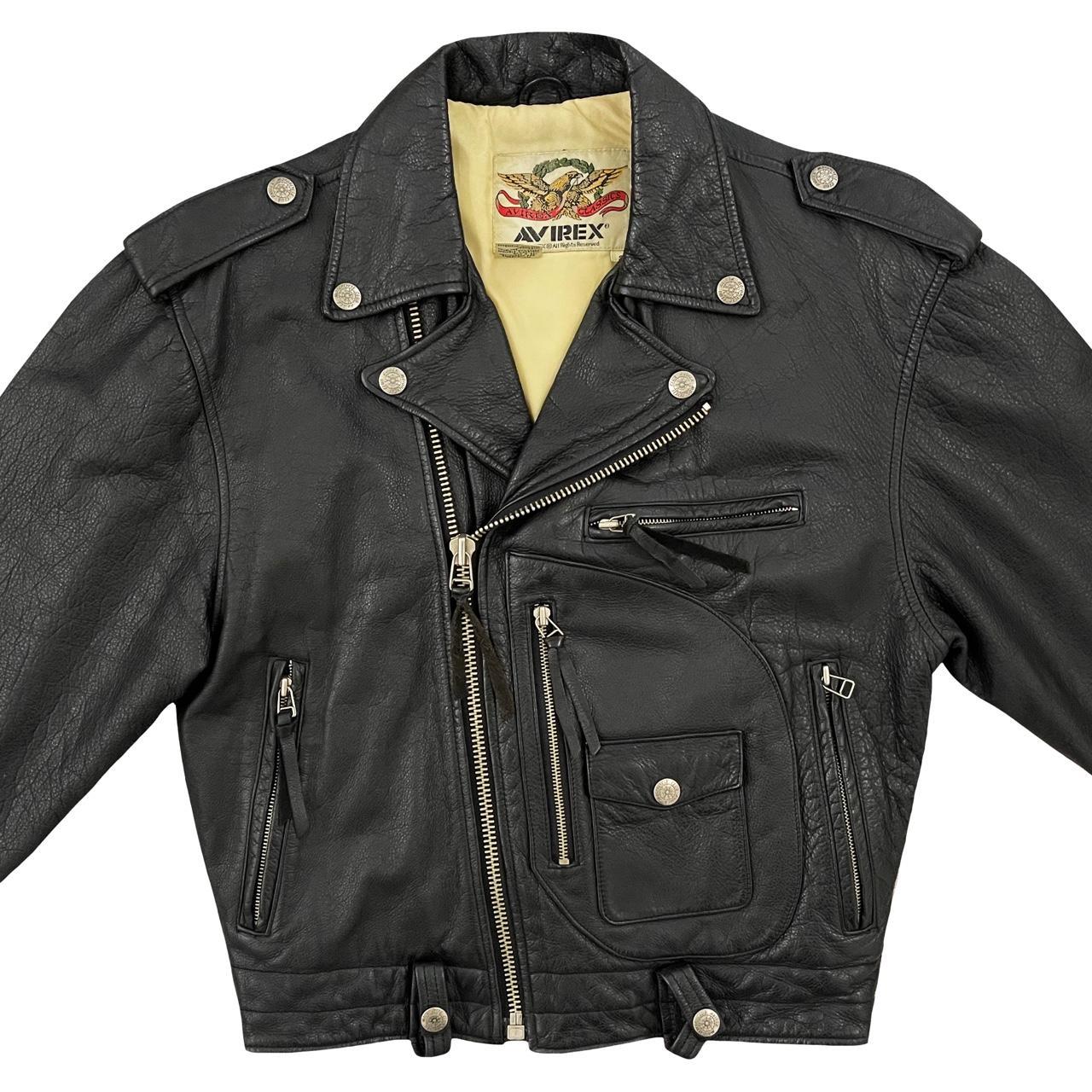 Avirex Leather Biker Jacket