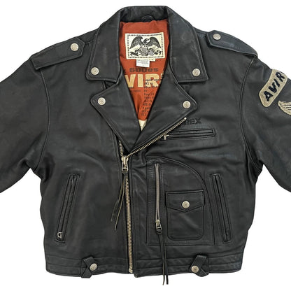Avirex Leather Biker Jacket