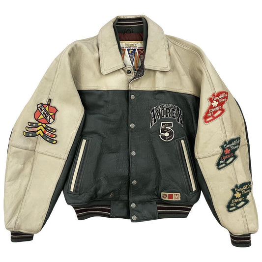 Avirex Leather Varsity Jacket