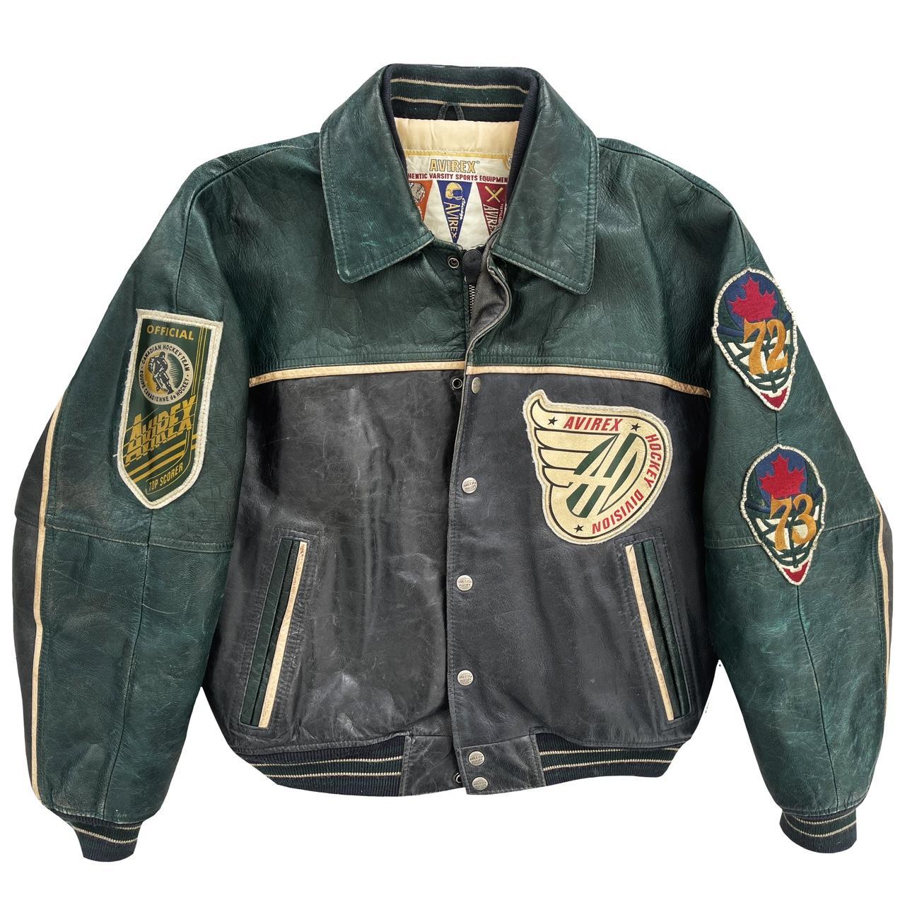 Avirex Leather Varsity Jacket