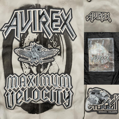 Avirex Leather Varsity Jacket - XXXL