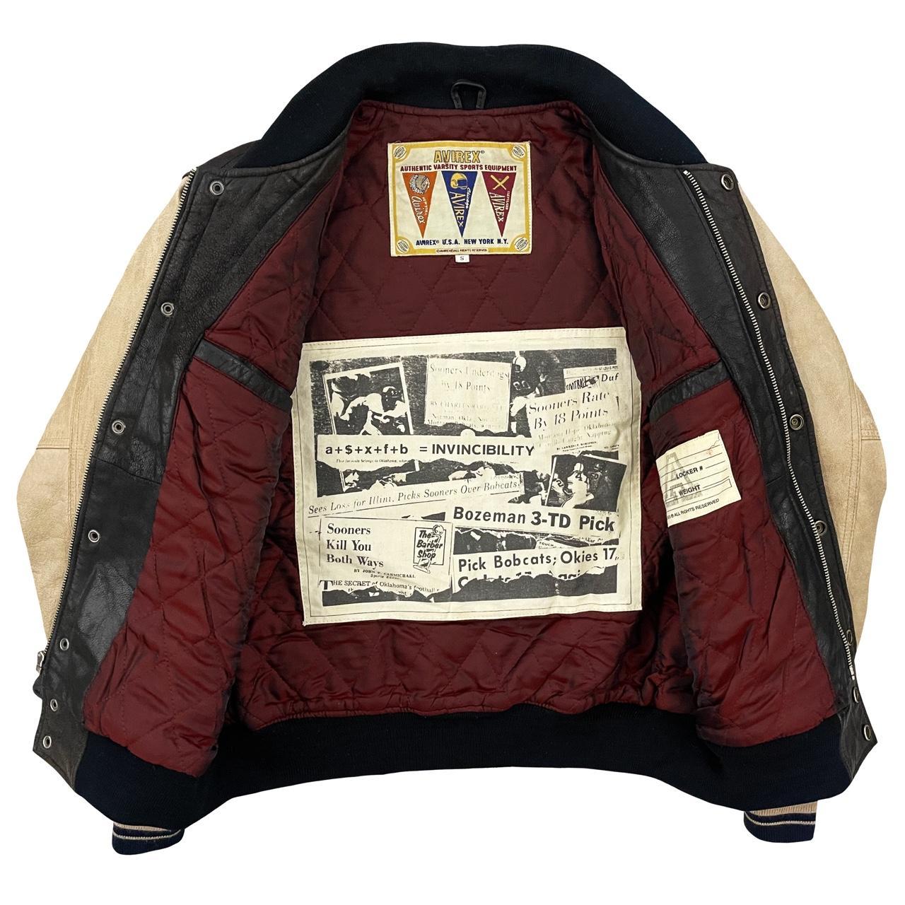 Avirex Leather Varsity Jacket