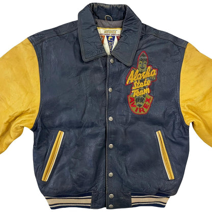 Avirex Leather Varsity Jacket