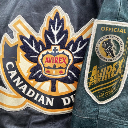 Avirex Leather Varsity Jacket