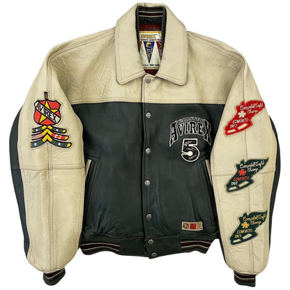 Avirex Leather Varsity Jacket