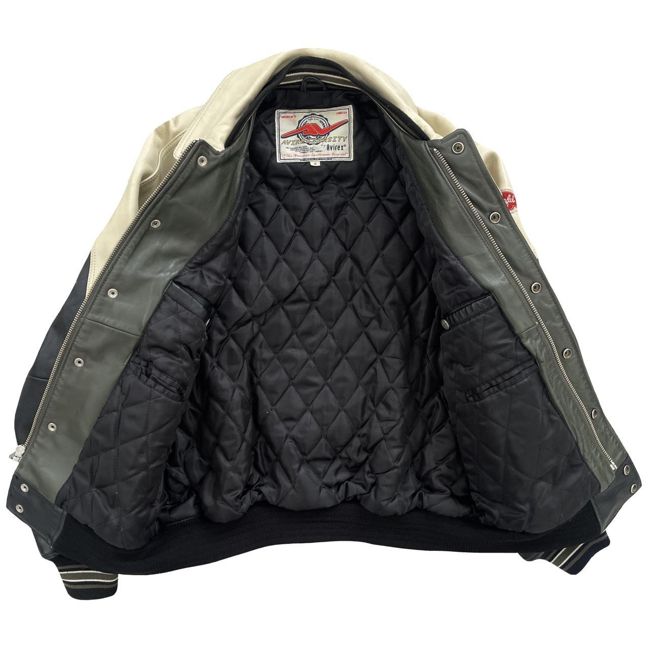 J-Hope Avirex Leather Jacket  J-Hope Bomber Varsity Jacket