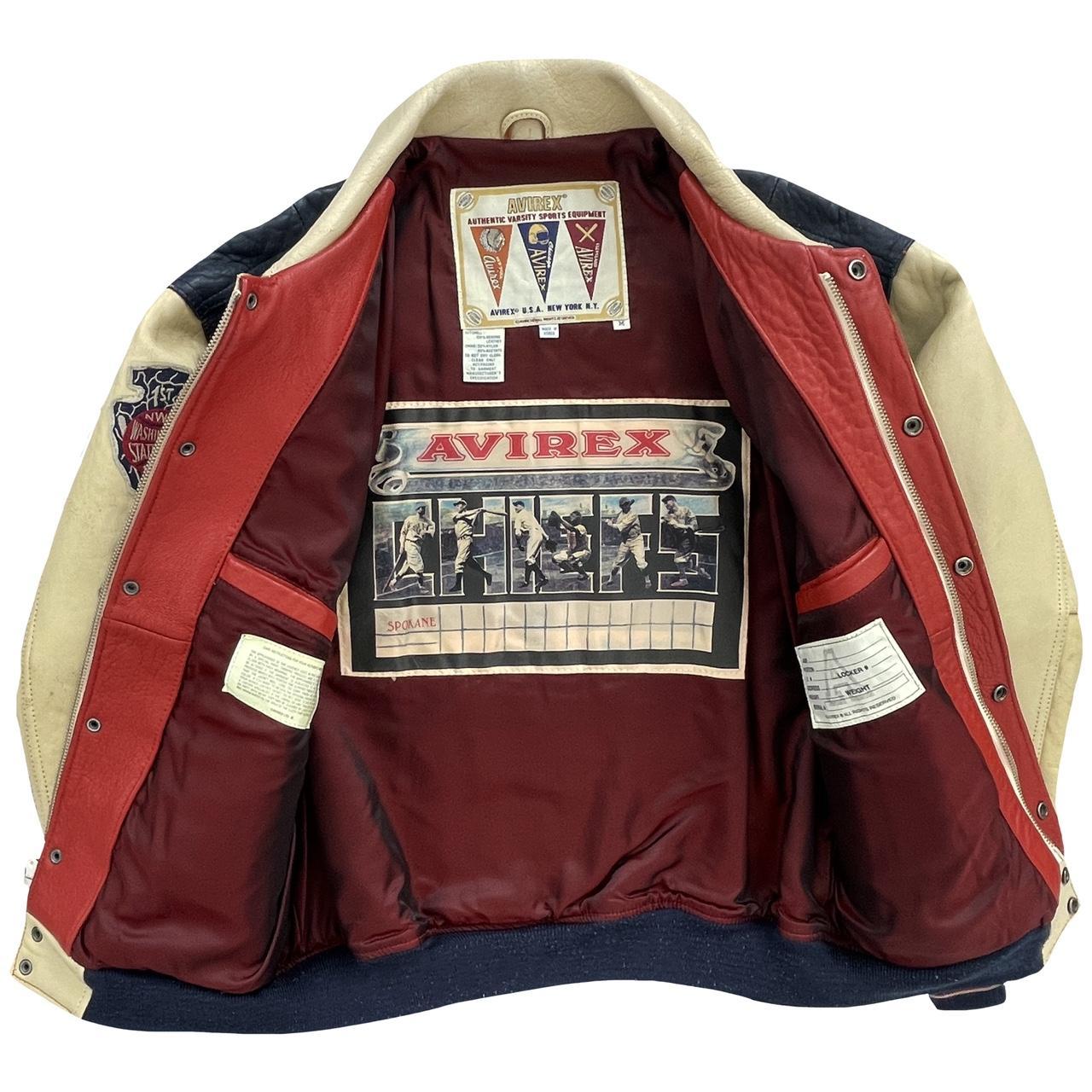 Avirex Leather Varsity Jacket