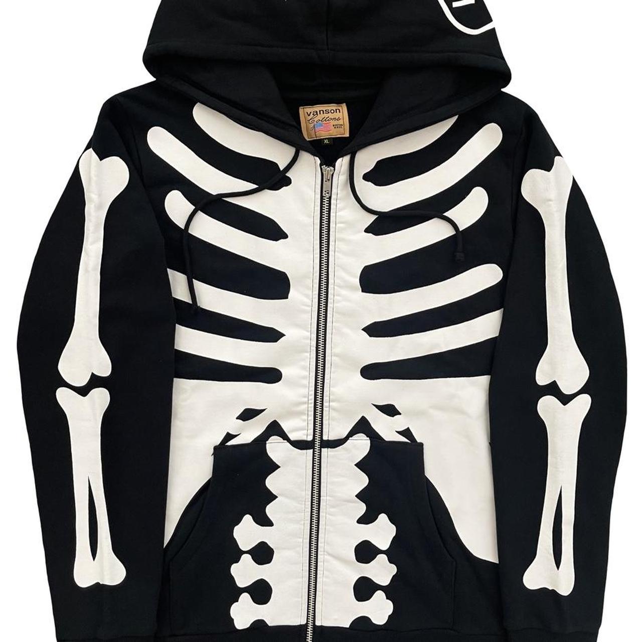 Vanson Skeleton Hoodie