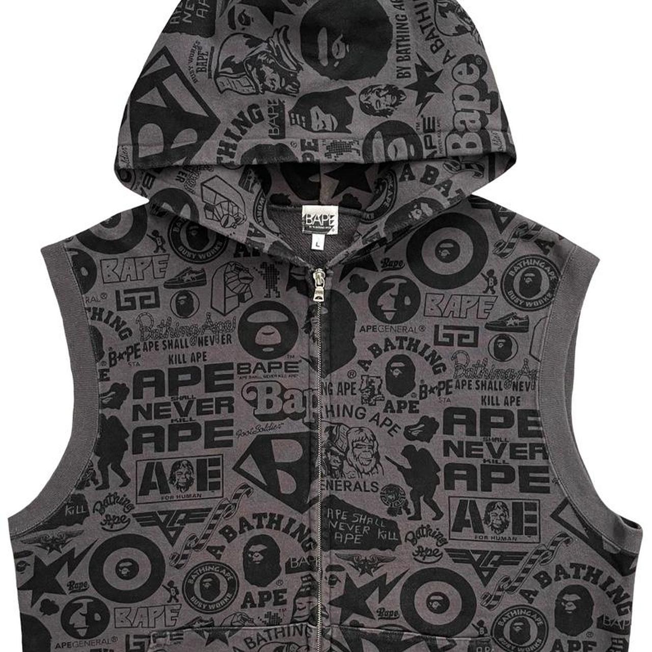 Bape discount sleeveless hoodie