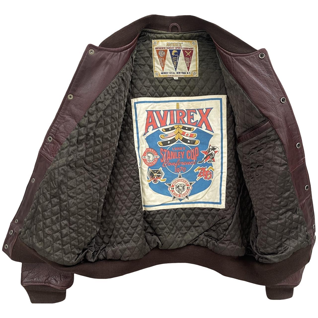 Avirex Leather Varsity Jacket
