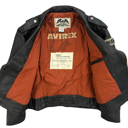 Avirex Leather Biker Jacket