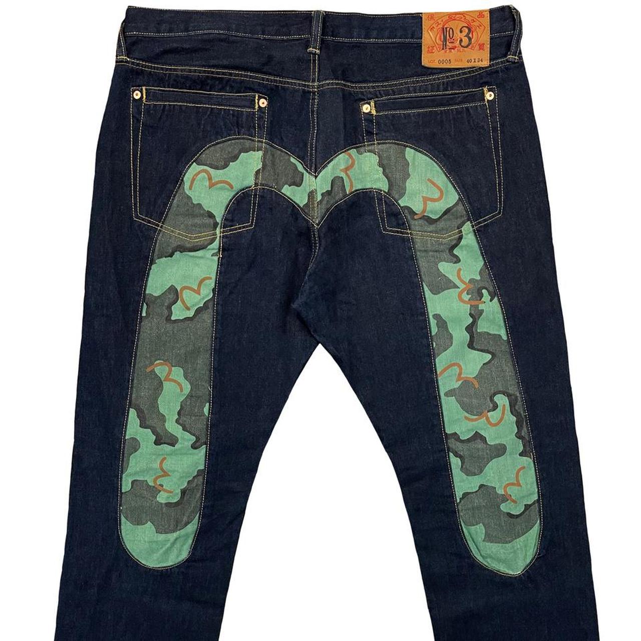 Evisu Ishigaki Camo Daicock Jeans
