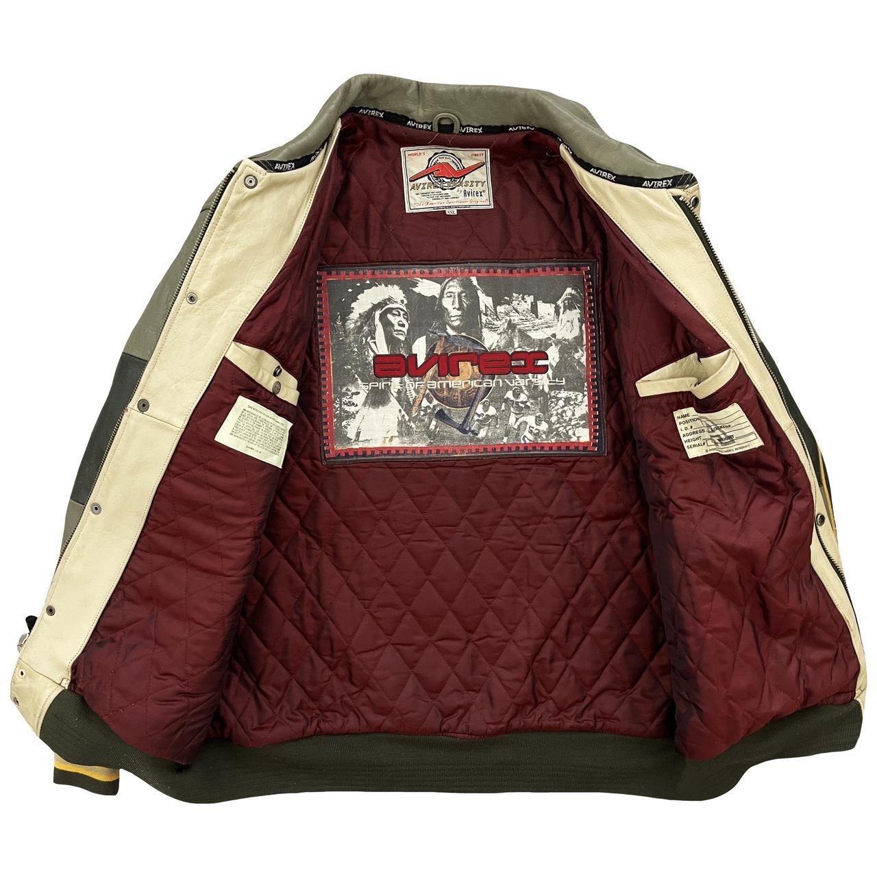 Avirex Leather Varsity Jacket