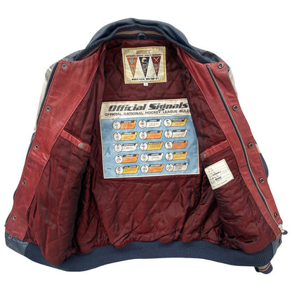 Avirex Leather Varsity Jacket
