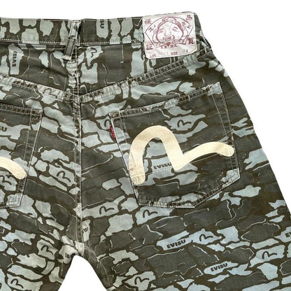 Evisu Camo Shorts