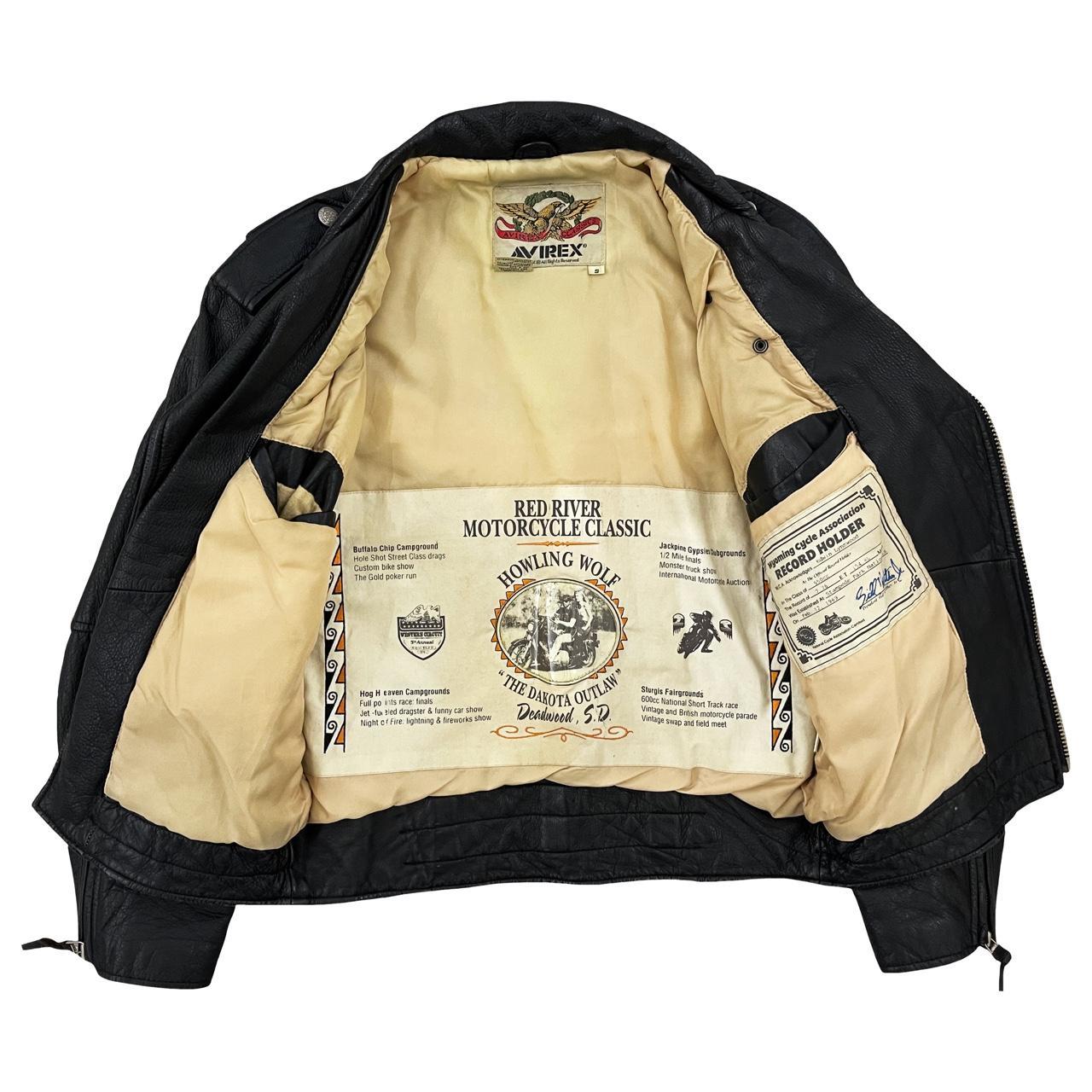 Avirex Leather Biker Jacket