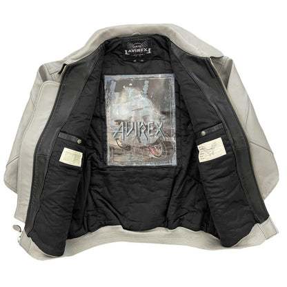 Avirex Leather Varsity Jacket - XXXL