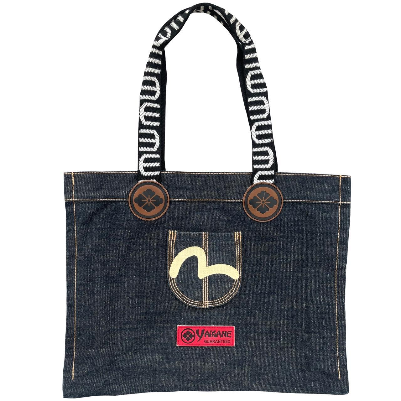 Evisu Denim Tote Bag