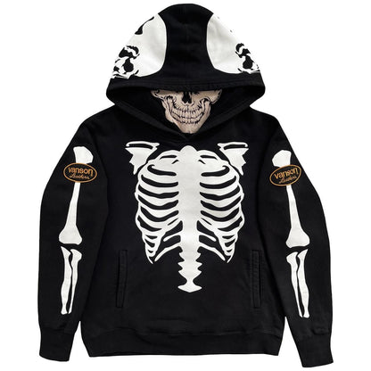 Vanson Leathers Skeleton Hoodie