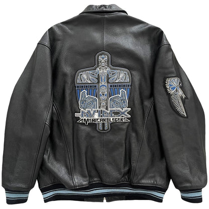 Avirex Leather Varsity Jacket