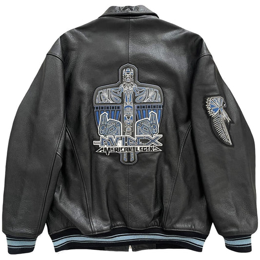 Avirex Leather Varsity Jacket