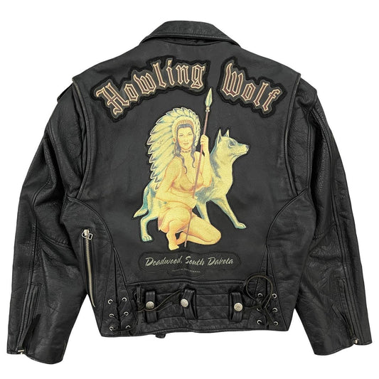 Avirex Leather Biker Jacket