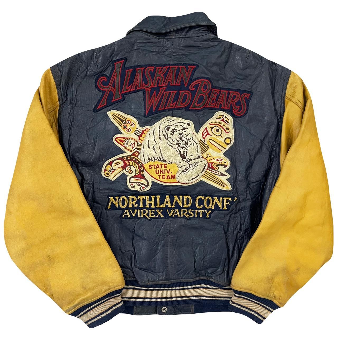 Avirex Leather Varsity Jacket