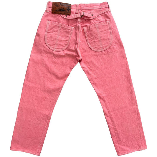 Evisu Yamane Selvedge Pink Jeans