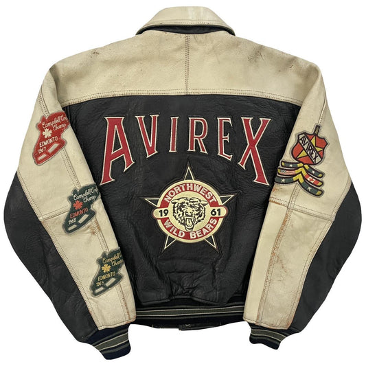 Avirex Leather Varsity Jacket