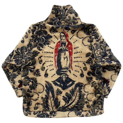 Kapital Damask Virgin Mary Fleece Jacket