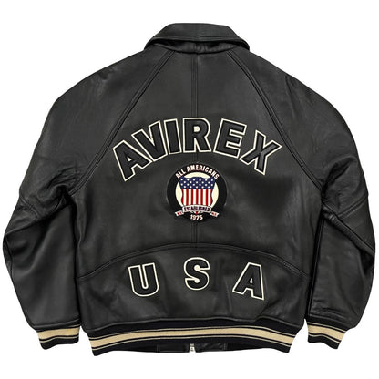 Avirex Leather Varsity Jacket