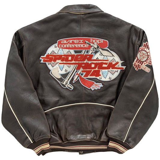 Avirex Leather Varsity Jacket