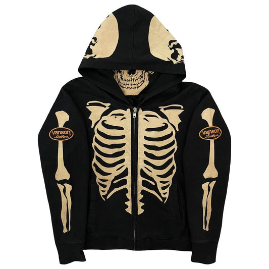 Vanson Skeleton Hoodie