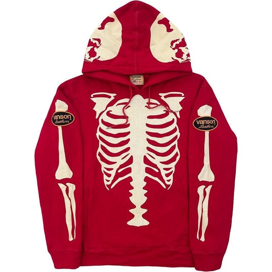 Vanson Skeleton Hoodie