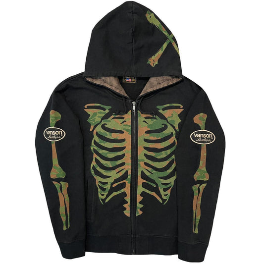 Vanson Skeleton Hoodie