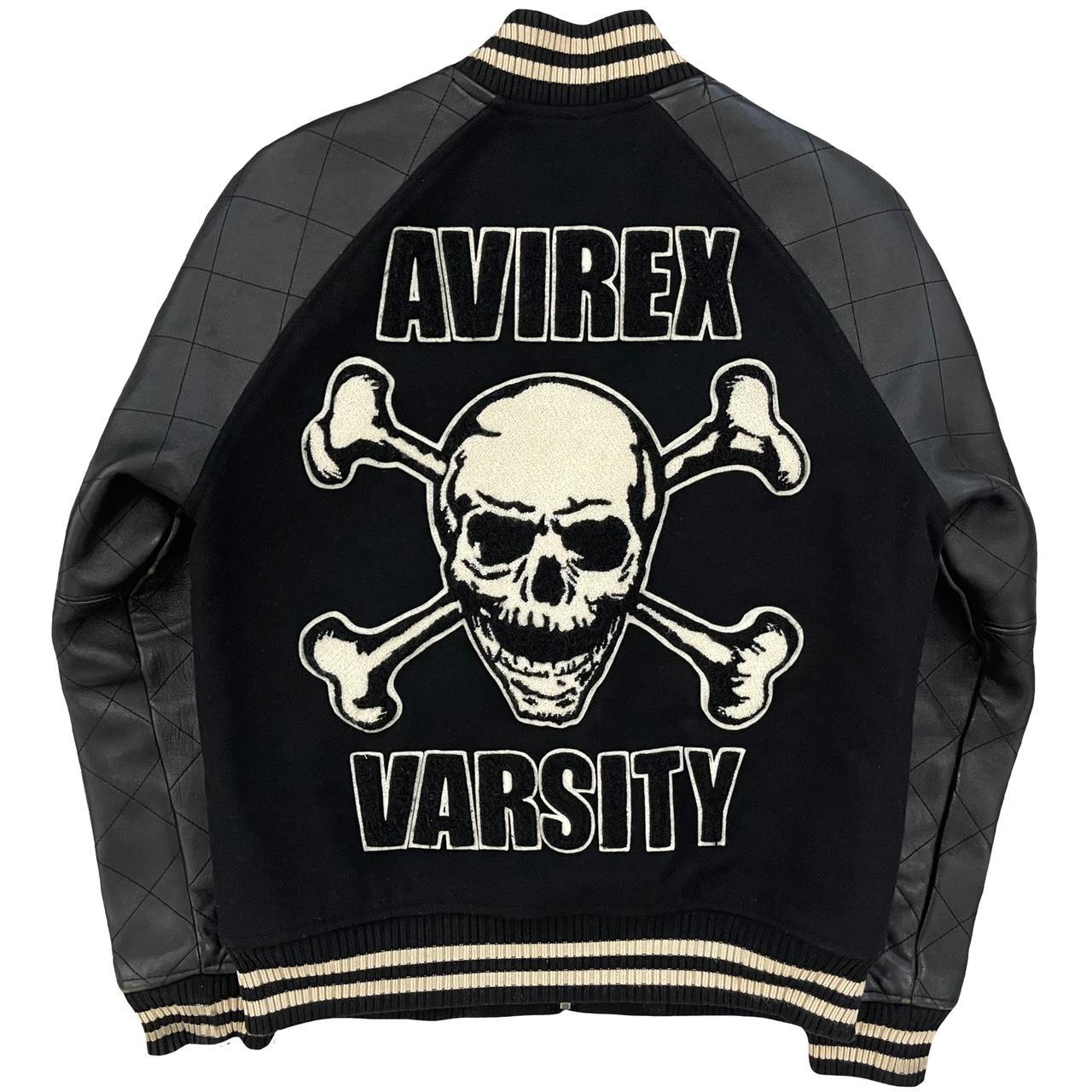 avirex skull jacket