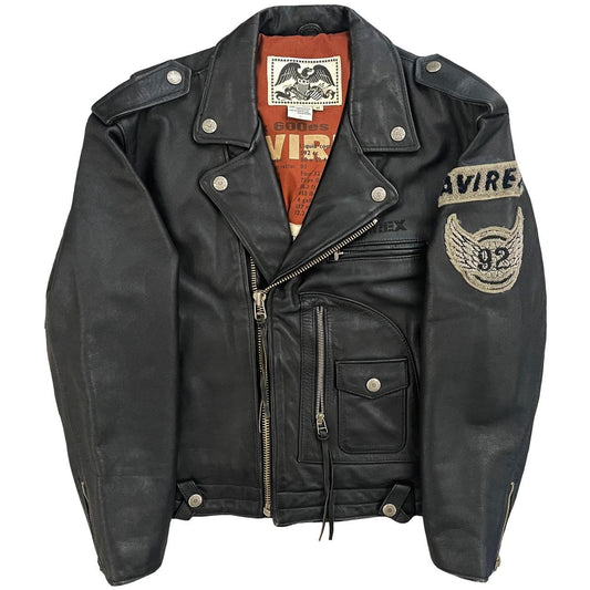 Avirex Leather Biker Jacket